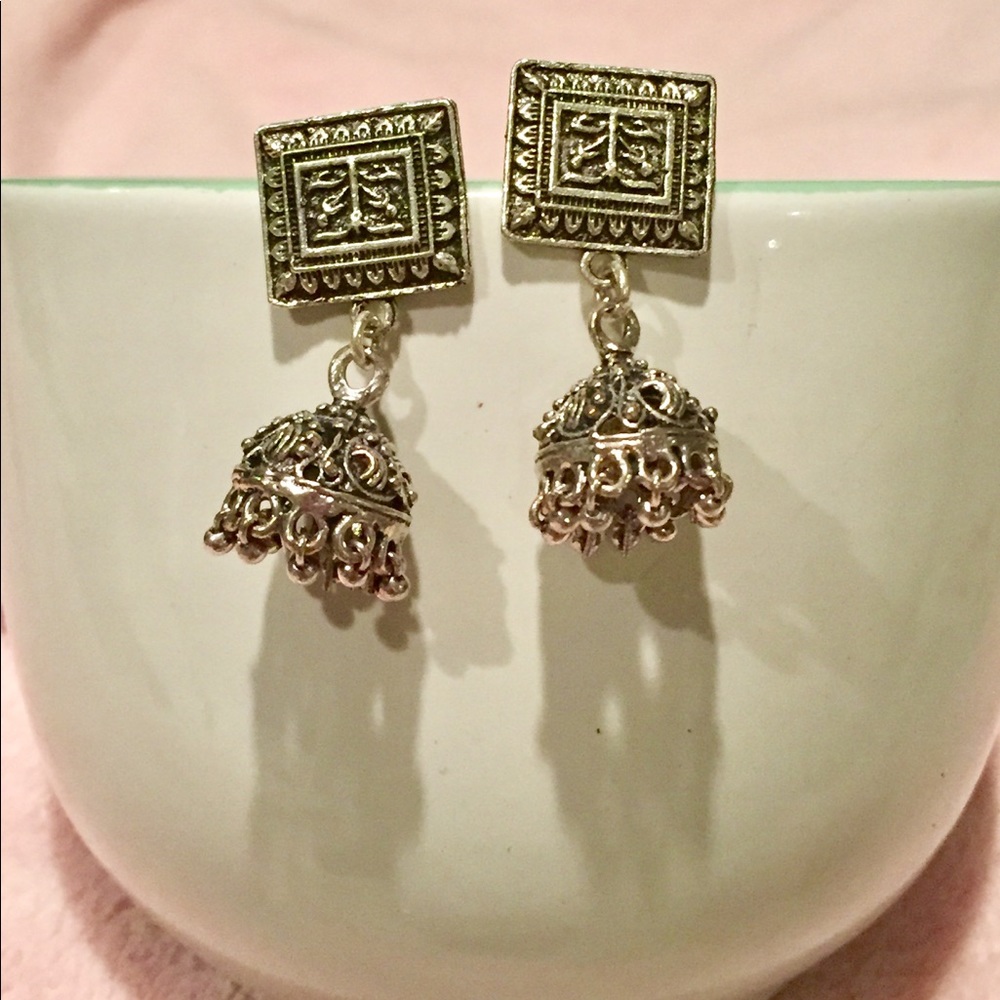 German silver earrings